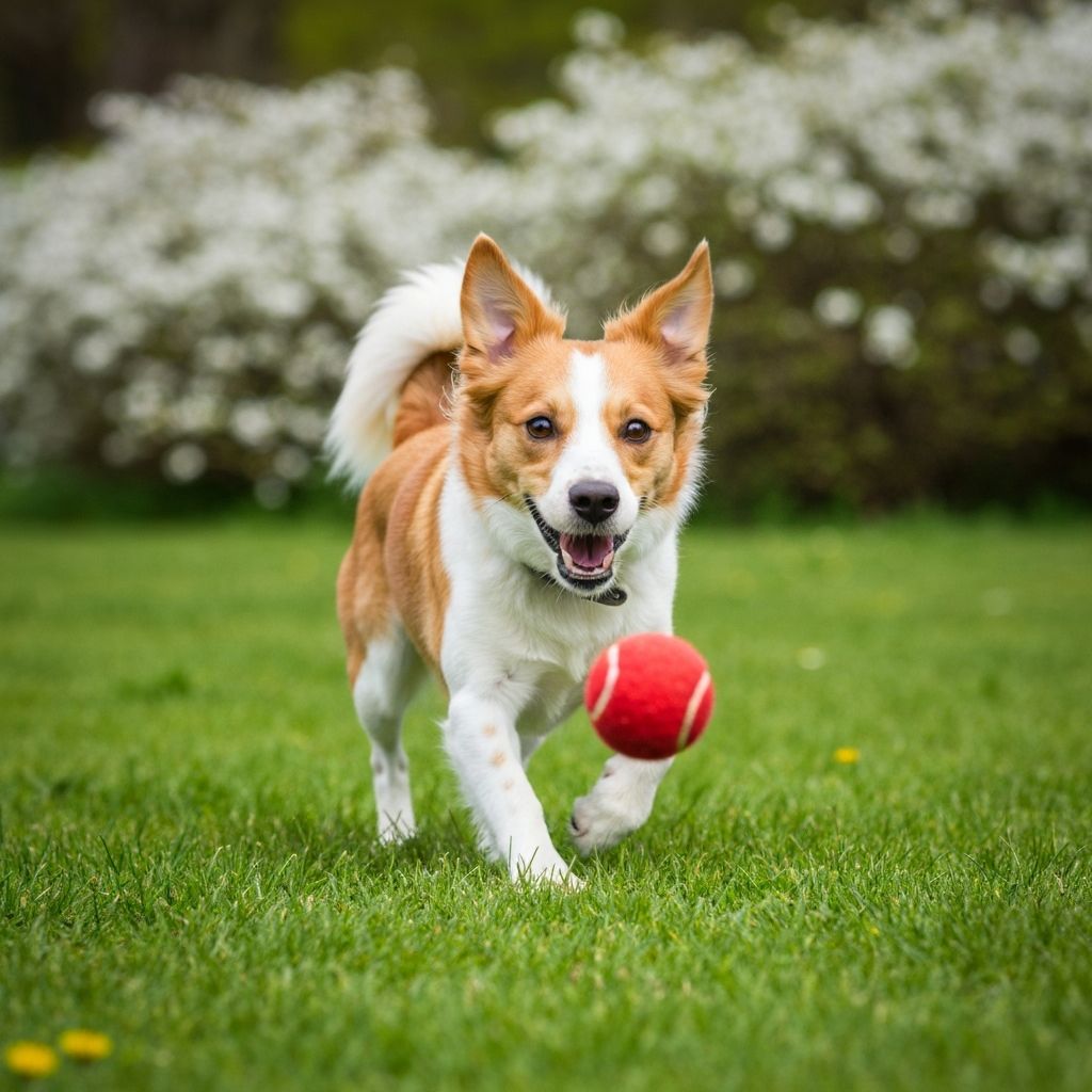 Een gezonde hond en kat zitten naast elkaar en kijken naar een bak met voer - DierenPro voedingsanalyse